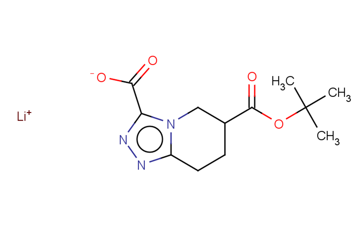lithium(1+) ion 6-[(tert-butoxy)carbonyl]-5H,6H,7H,8H-[1,2,4]triazolo[4,3-a]pyridine-3-carboxylate