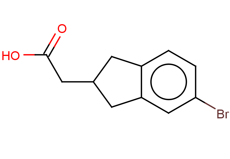 2-(5-bromo-2,3-dihydro-1H-inden-2-yl)acetic acid