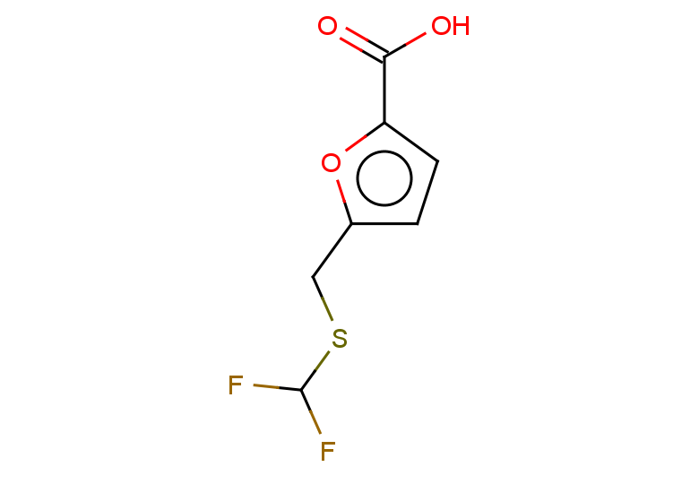 5-{[(difluoromethyl)sulfanyl]methyl}furan-2-carboxylic acid
