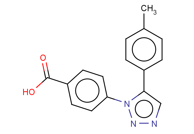 4-[5-(4-methylphenyl)-1H-1,2,3-triazol-1-yl]benzoic acid