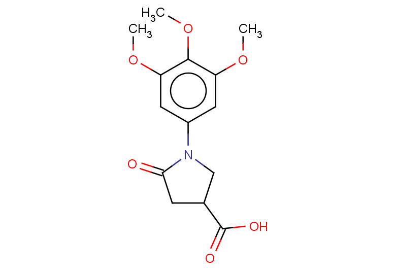 5-oxo-1-(3,4,5-trimethoxyphenyl)pyrrolidine-3-carboxylic acid