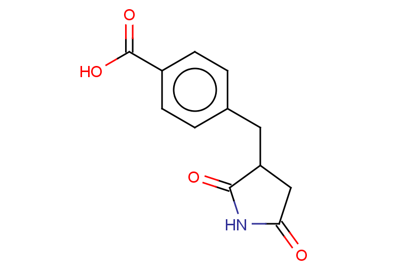 4-[(2,5-dioxopyrrolidin-3-yl)methyl]benzoic acid