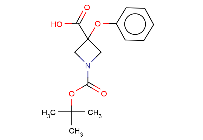 1-[(tert-butoxy)carbonyl]-3-phenoxyazetidine-3-carboxylic acid