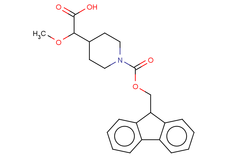 2-(1-{[(9H-fluoren-9-yl)methoxy]carbonyl}piperidin-4-yl)-2-methoxyacetic acid