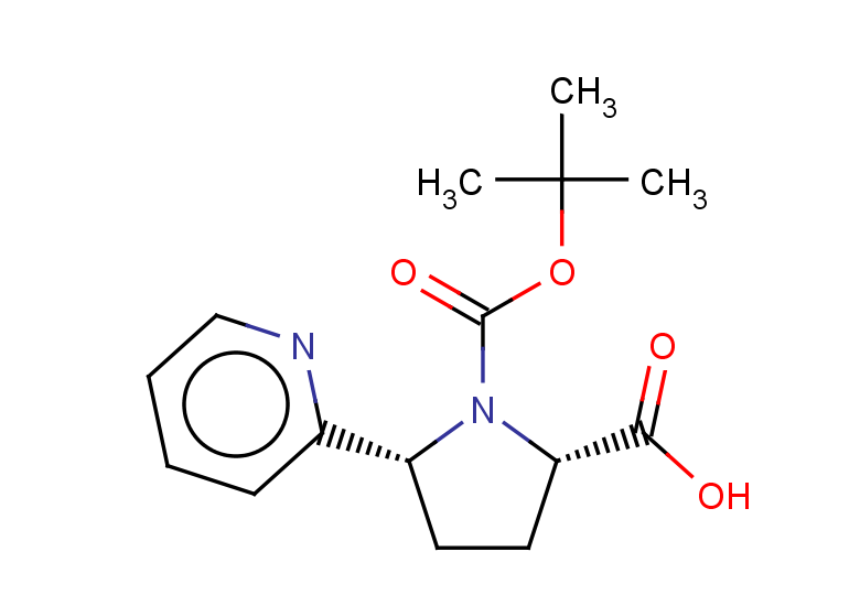 (2S,5R)-1-[(tert-butoxy)carbonyl]-5-(pyridin-2-yl)pyrrolidine-2-carboxylic acid