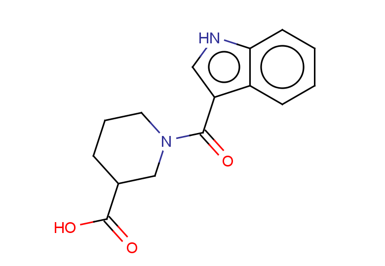 1-(1H-indole-3-carbonyl)piperidine-3-carboxylic acid