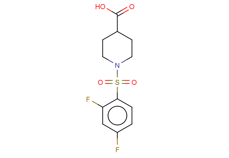 1-(2,4-difluorobenzenesulfonyl)piperidine-4-carboxylic acid