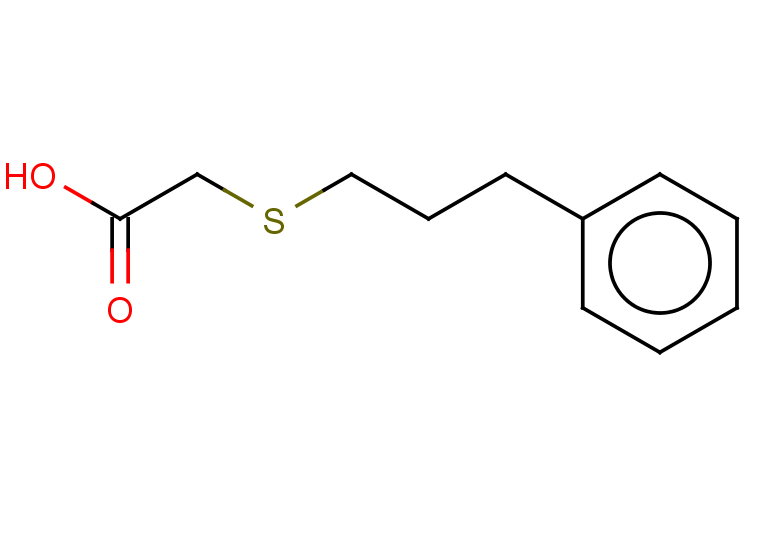 2-[(3-phenylpropyl)sulfanyl]acetic acid