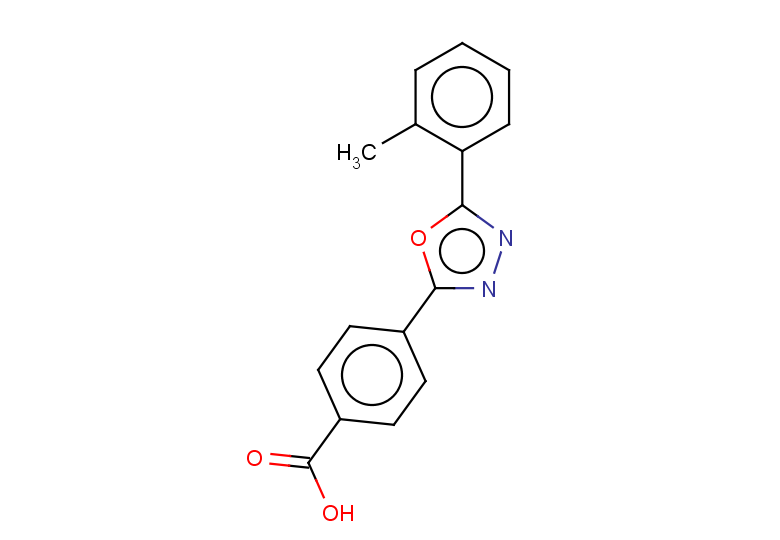 4-[5-(2-methylphenyl)-1,3,4-oxadiazol-2-yl]benzoic acid