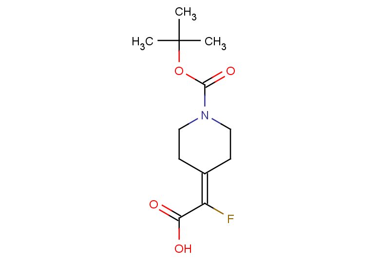 2-{1-[(tert-butoxy)carbonyl]piperidin-4-ylidene}-2-fluoroacetic acid