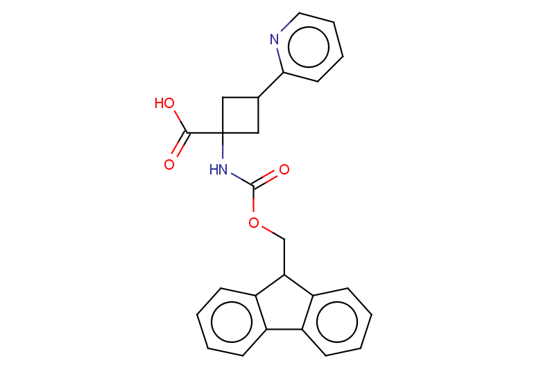 1-({[(9H-fluoren-9-yl)methoxy]carbonyl}amino)-3-(pyridin-2-yl)cyclobutane-1-carboxylic acid