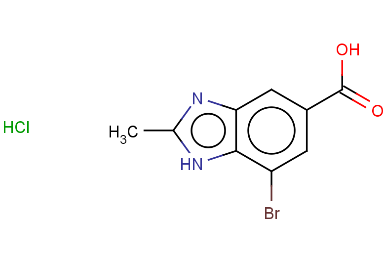 7-bromo-2-methyl-1H-1,3-benzodiazole-5-carboxylic acid hydrochloride