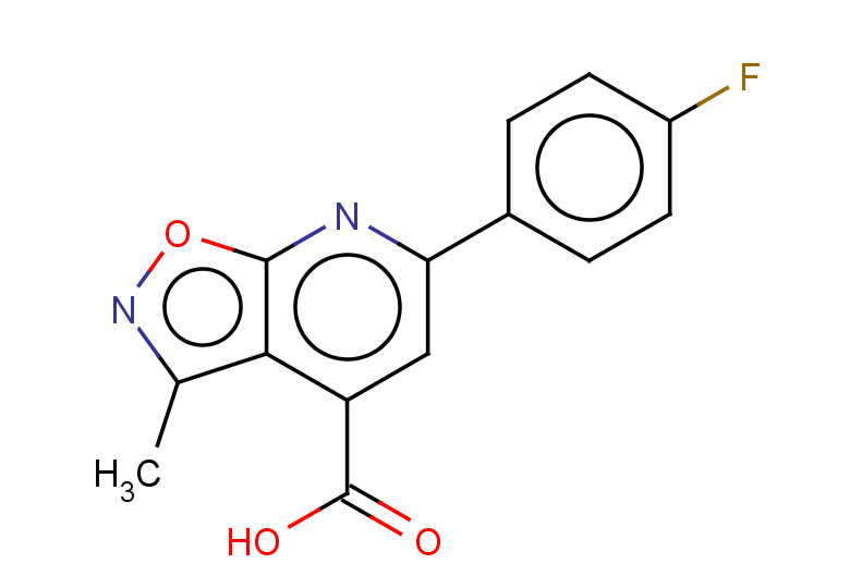 6-(4-fluorophenyl)-3-methyl-[1,2]oxazolo[5,4-b]pyridine-4-carboxylic acid