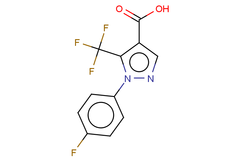 1-(4-fluorophenyl)-5-(trifluoromethyl)-1H-pyrazole-4-carboxylic acid