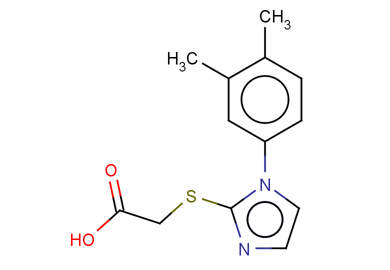2-{[1-(3,4-dimethylphenyl)-1H-imidazol-2-yl]sulfanyl}acetic acid