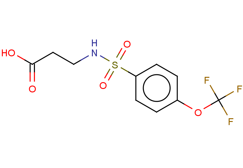 3-[4-(trifluoromethoxy)benzenesulfonamido]propanoic acid