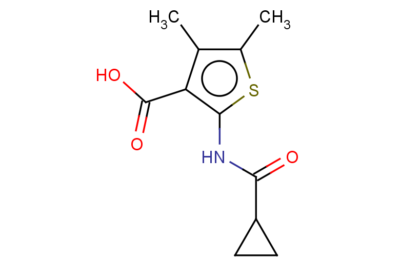 2-cyclopropaneamido-4,5-dimethylthiophene-3-carboxylic acid