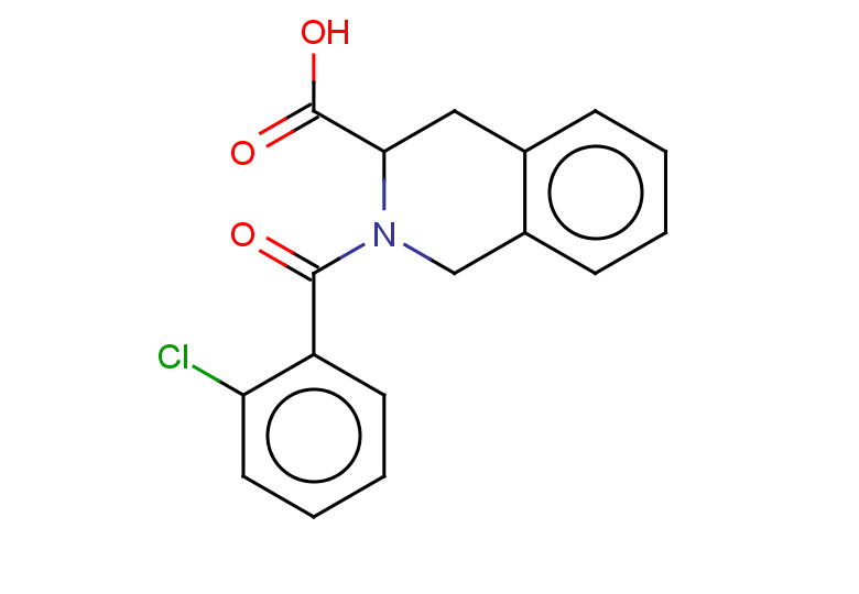 2-(2-chlorobenzoyl)-1,2,3,4-tetrahydroisoquinoline-3-carboxylic acid