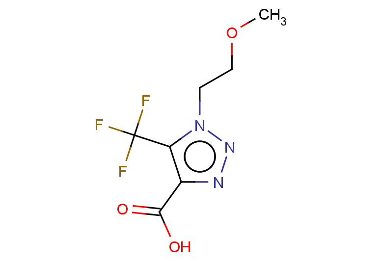 1-(2-methoxyethyl)-5-(trifluoromethyl)-1H-1,2,3-triazole-4-carboxylic acid