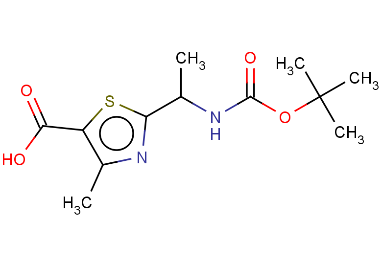 2-(1-{[(tert-butoxy)carbonyl]amino}ethyl)-4-methyl-1,3-thiazole-5-carboxylic acid