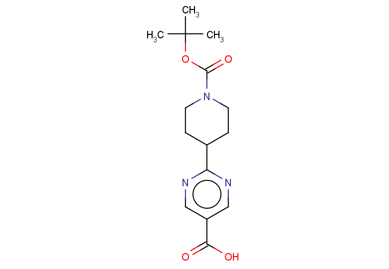 2-{1-[(tert-butoxy)carbonyl]piperidin-4-yl}pyrimidine-5-carboxylic acid