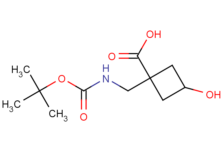 1-({[(tert-butoxy)carbonyl]amino}methyl)-3-hydroxycyclobutane-1-carboxylic acid, Mixture of diastereomers