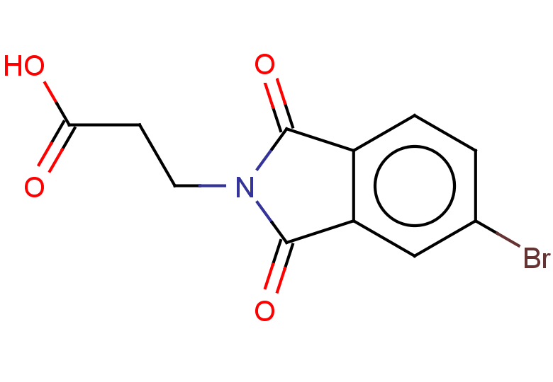 3-(5-bromo-1,3-dioxo-2,3-dihydro-1H-isoindol-2-yl)propanoic acid