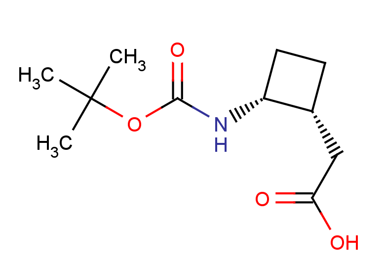 rac-2-[(1R,2R)-2-{[(tert-butoxy)carbonyl]amino}cyclobutyl]acetic acid, cis