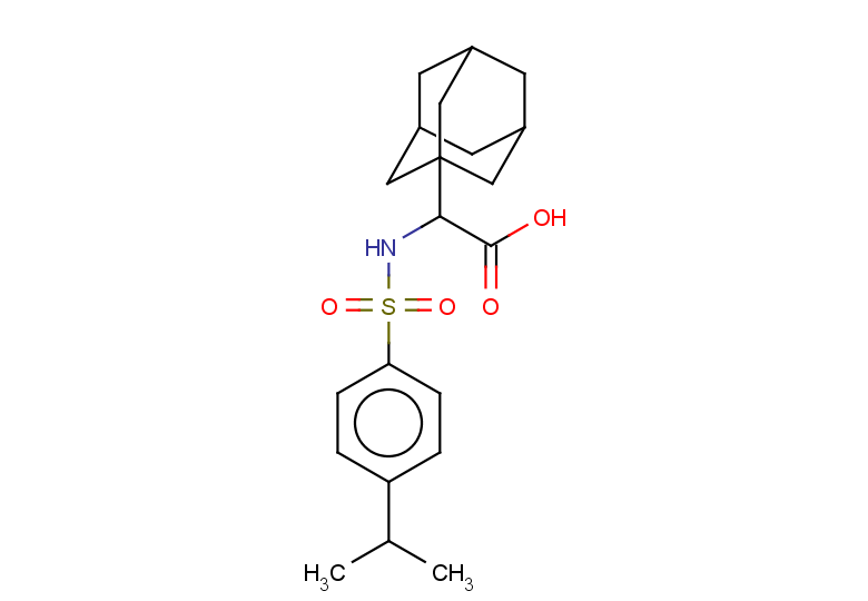 2-(adamantan-1-yl)-2-[4-(propan-2-yl)benzenesulfonamido]acetic acid