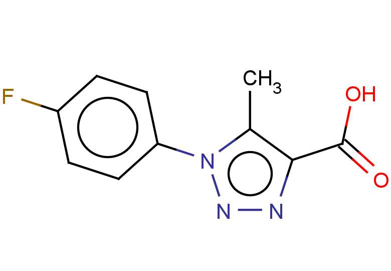 1-(4-fluorophenyl)-5-methyl-1H-1,2,3-triazole-4-carboxylic acid
