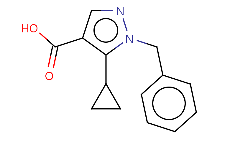 1-benzyl-5-cyclopropyl-1H-pyrazole-4-carboxylic acid