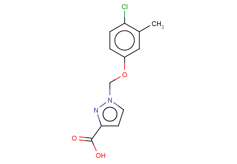 1-(4-chloro-3-methylphenoxymethyl)-1H-pyrazole-3-carboxylic acid
