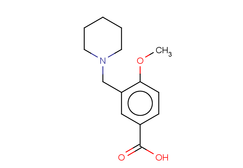 4-methoxy-3-(piperidin-1-ylmethyl)benzoic acid