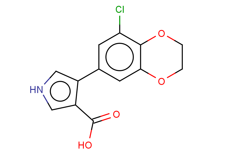 4-(8-chloro-2,3-dihydro-1,4-benzodioxin-6-yl)-1H-pyrrole-3-carboxylic acid
