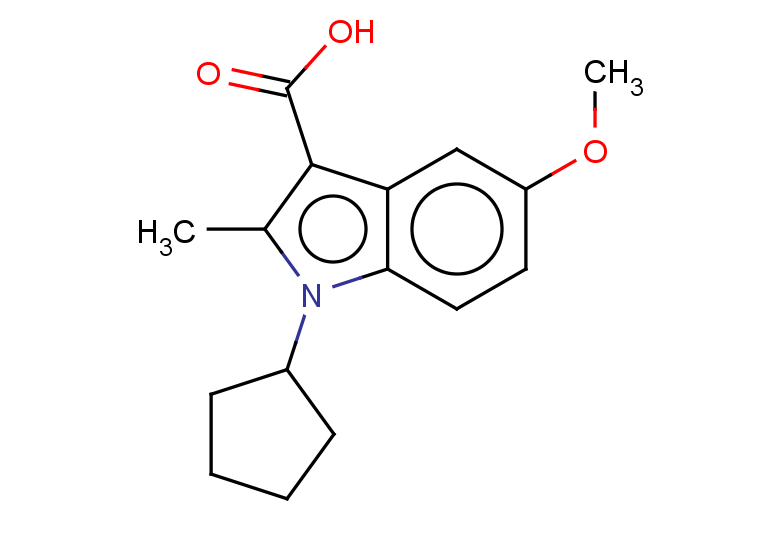 1-cyclopentyl-5-methoxy-2-methyl-1H-indole-3-carboxylic acid