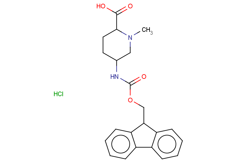 5-({[(9H-fluoren-9-yl)methoxy]carbonyl}amino)-1-methylpiperidine-2-carboxylic acid hydrochloride, Mixture of diastereomers