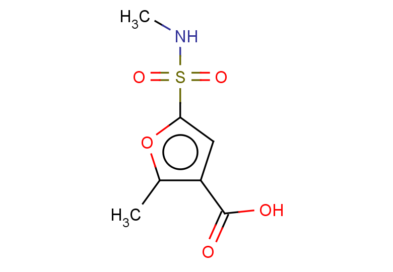 2-methyl-5-(methylsulfamoyl)furan-3-carboxylic acid