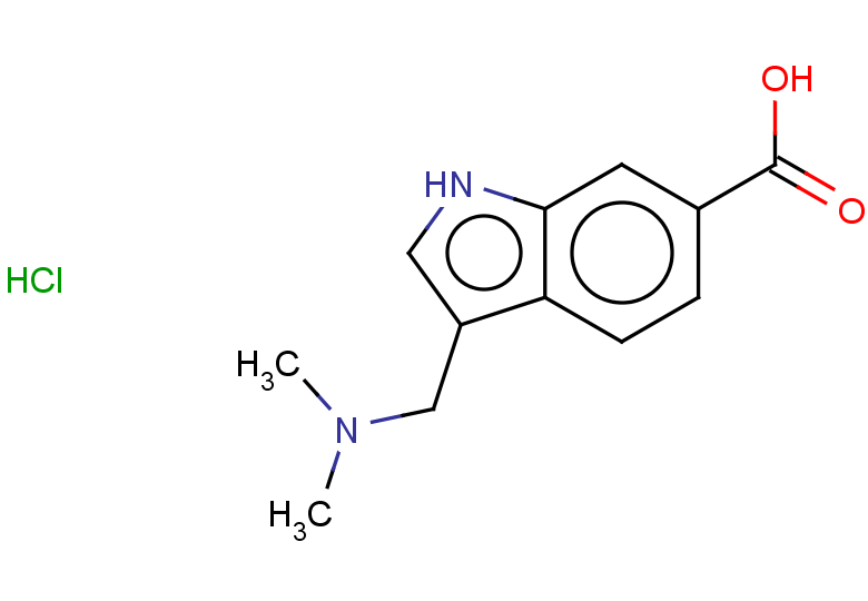 3-[(dimethylamino)methyl]-1H-indole-6-carboxylic acid hydrochloride