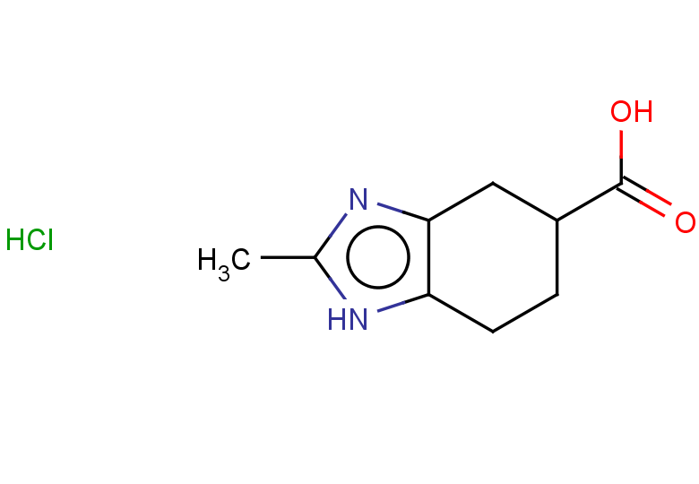 2-methyl-4,5,6,7-tetrahydro-1H-1,3-benzodiazole-5-carboxylic acid hydrochloride