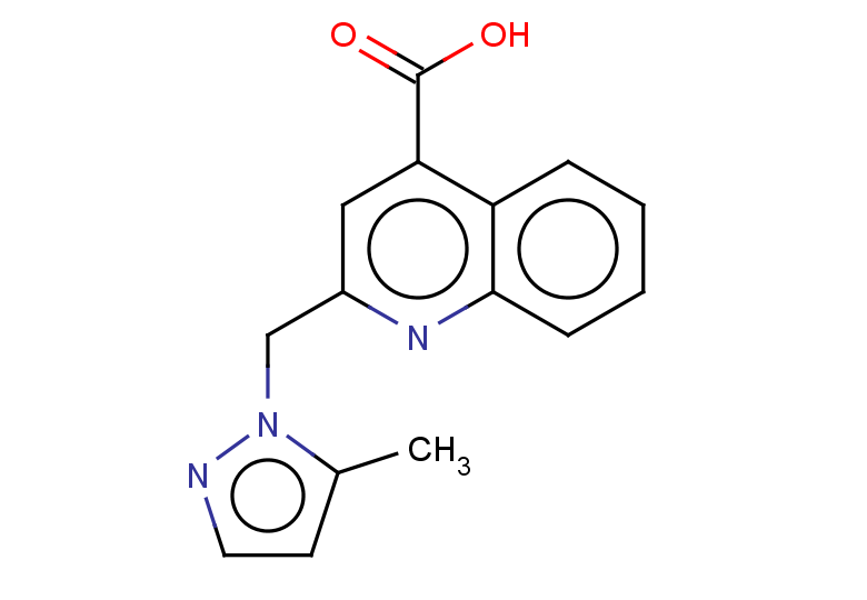 2-[(5-methyl-1H-pyrazol-1-yl)methyl]quinoline-4-carboxylic acid