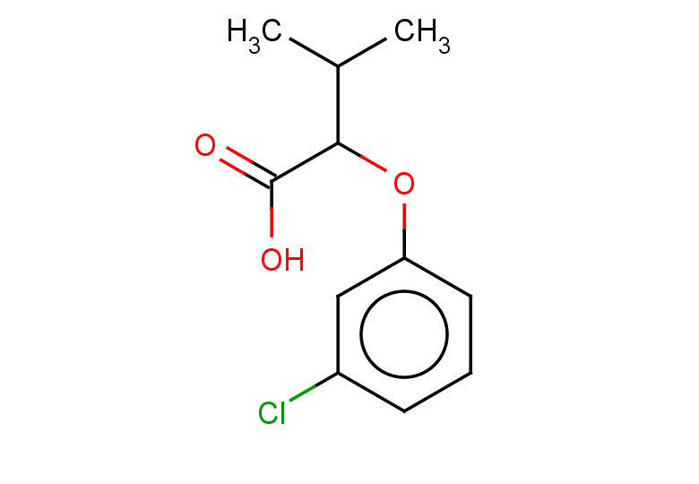 2-(3-chlorophenoxy)-3-methylbutanoic acid