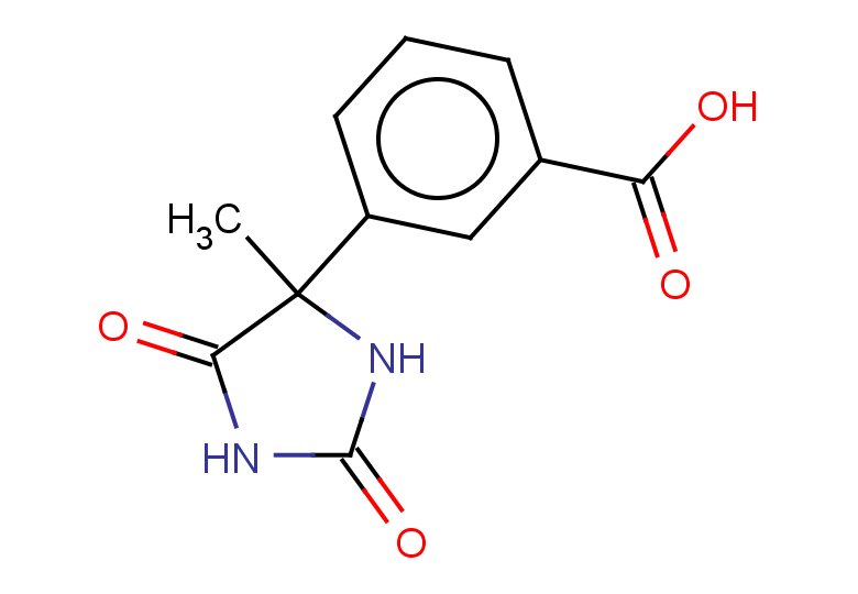 3-(4-methyl-2,5-dioxoimidazolidin-4-yl)benzoic acid