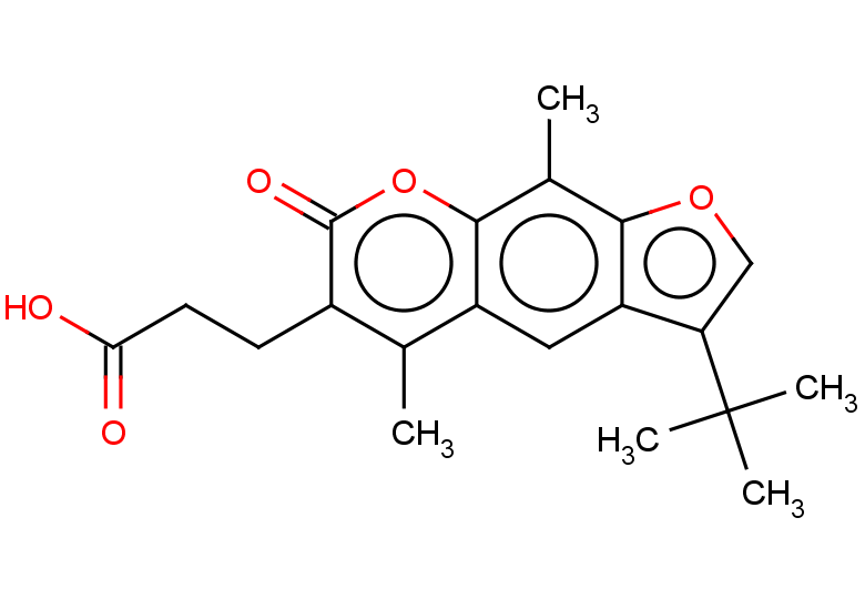 3-{3-tert-butyl-5,9-dimethyl-7-oxo-7H-furo[3,2-g]chromen-6-yl}propanoic acid