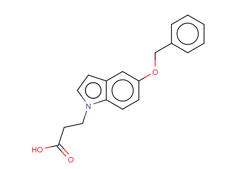 3-[5-(benzyloxy)-1H-indol-1-yl]propanoic acid