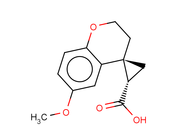 rac-(2'R,4S)-6-methoxy-2,3-dihydrospiro[1-benzopyran-4,1'-cyclopropane]-2'-carboxylic acid