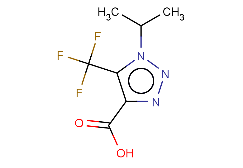 1-(propan-2-yl)-5-(trifluoromethyl)-1H-1,2,3-triazole-4-carboxylic acid