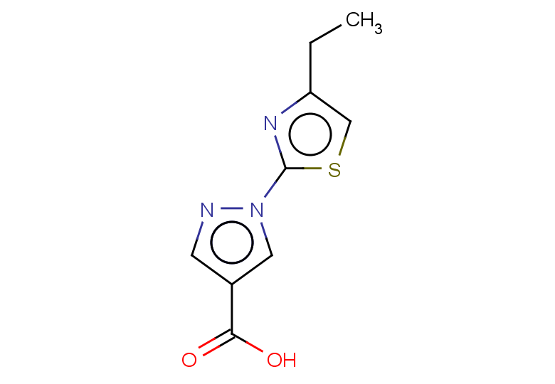 1-(4-ethyl-1,3-thiazol-2-yl)-1H-pyrazole-4-carboxylic acid