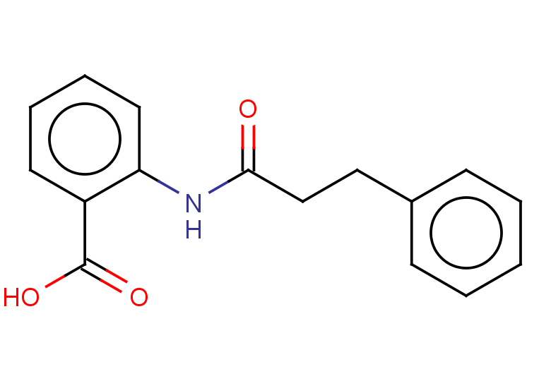 2-(3-phenylpropanamido)benzoic acid