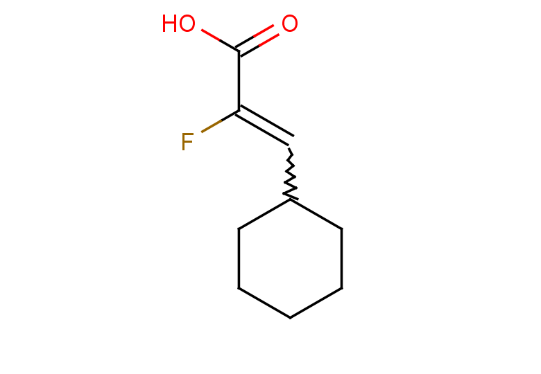 3-cyclohexyl-2-fluoroprop-2-enoic acid