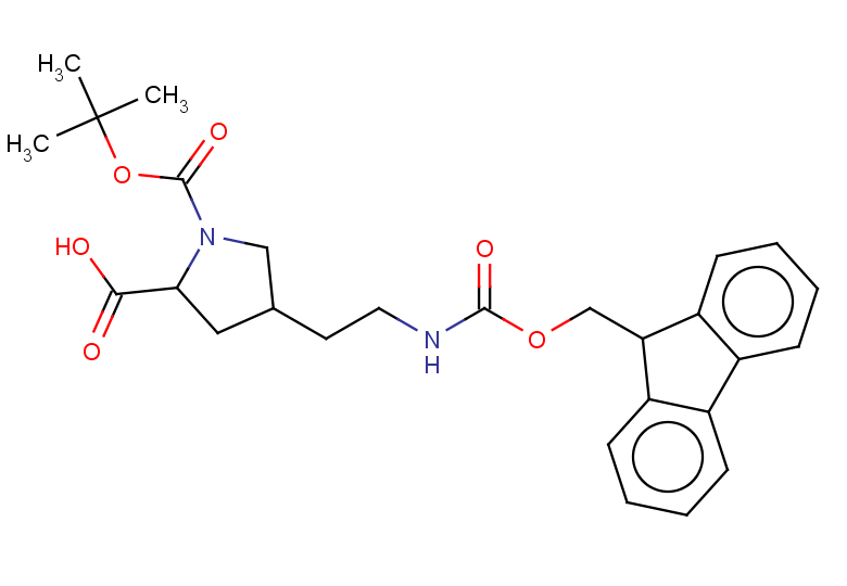 1-[(tert-butoxy)carbonyl]-4-[2-({[(9H-fluoren-9-yl)methoxy]carbonyl}amino)ethyl]pyrrolidine-2-carboxylic acid